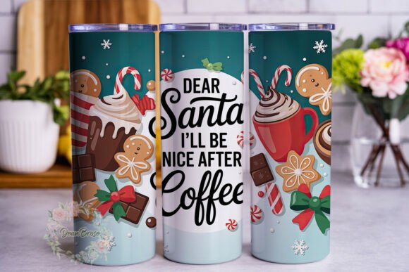 Christmas Coffee Delight 20oz Wrap