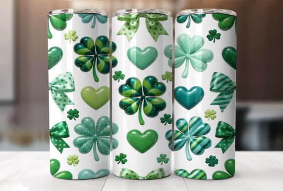 Clover Lucky Tumbler Wrap St Patricks: A Designer's Review