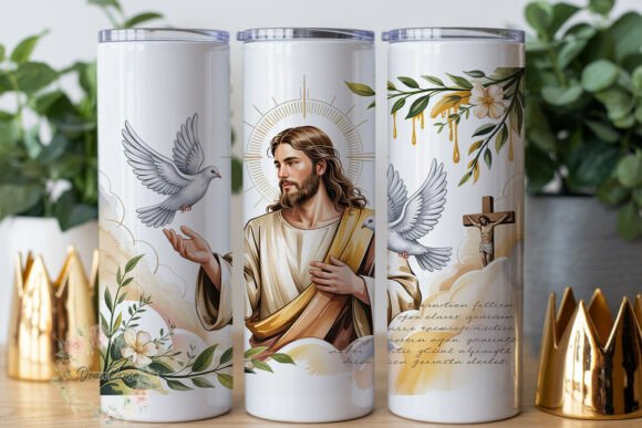 Divine Serenity Clouds 20oz Tumbler Wrap