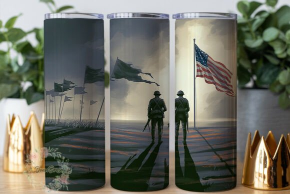 Dramatic Patriotic Landscape 20oz Tumble