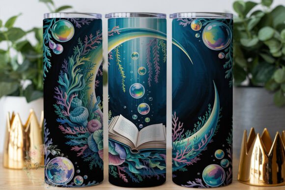 Enchanted Ocean Moon 20oz Tumbler Wrap