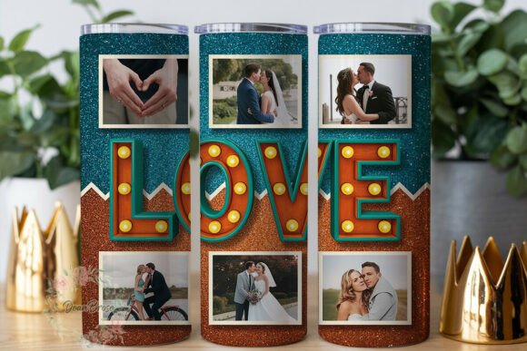 Love Story Photo Collage 20oz Tumbler: A Designer's Review