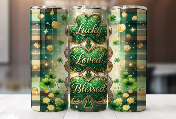 Lucky Loved Blessed Shamrock Tumbler Review