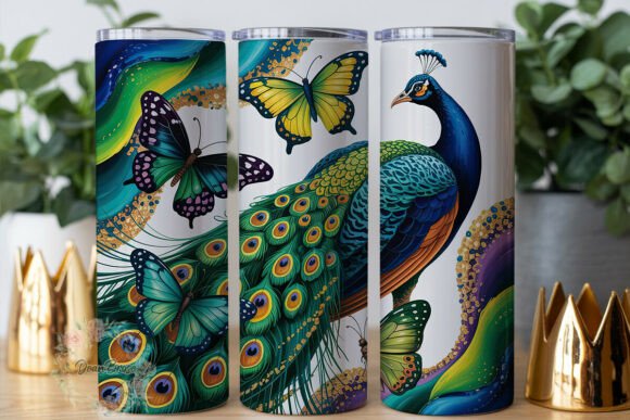 Majestic Peacock Butterfly Wrap 20oz Review