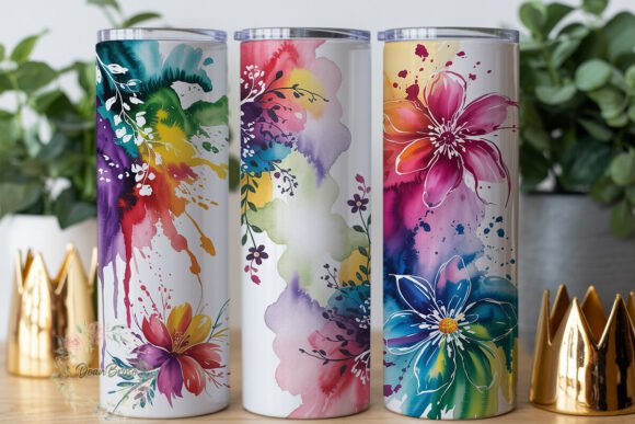 Recipe for Mom Floral Watercolor Tumbler