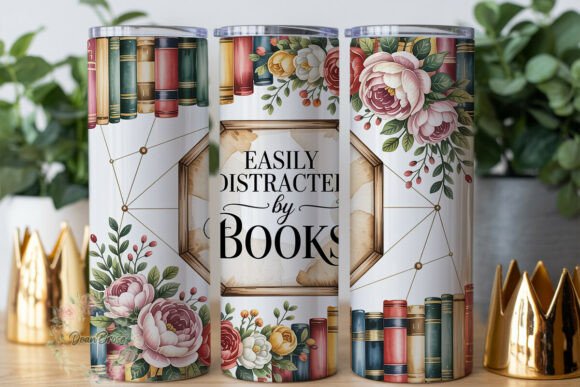 Vintage Book Lover Floral 20oz Tumbler Review
